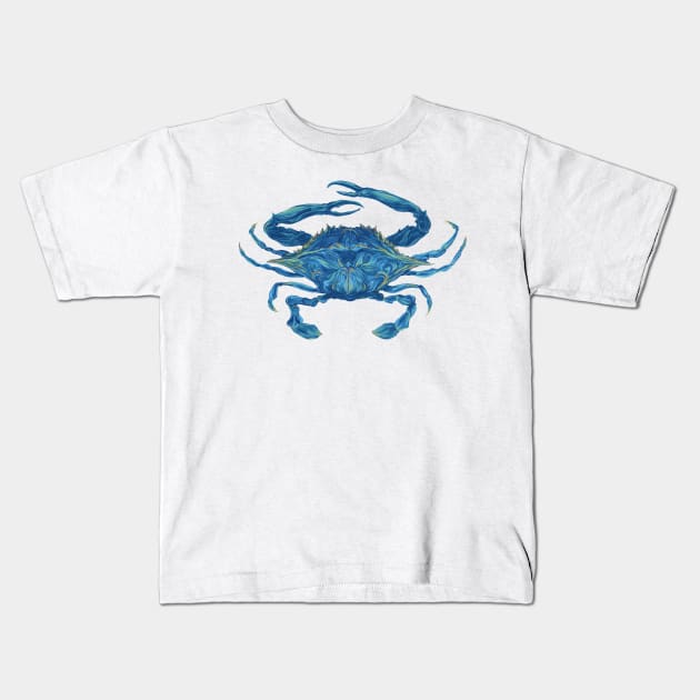 Crab #4 Kids T-Shirt by Eric Hosford